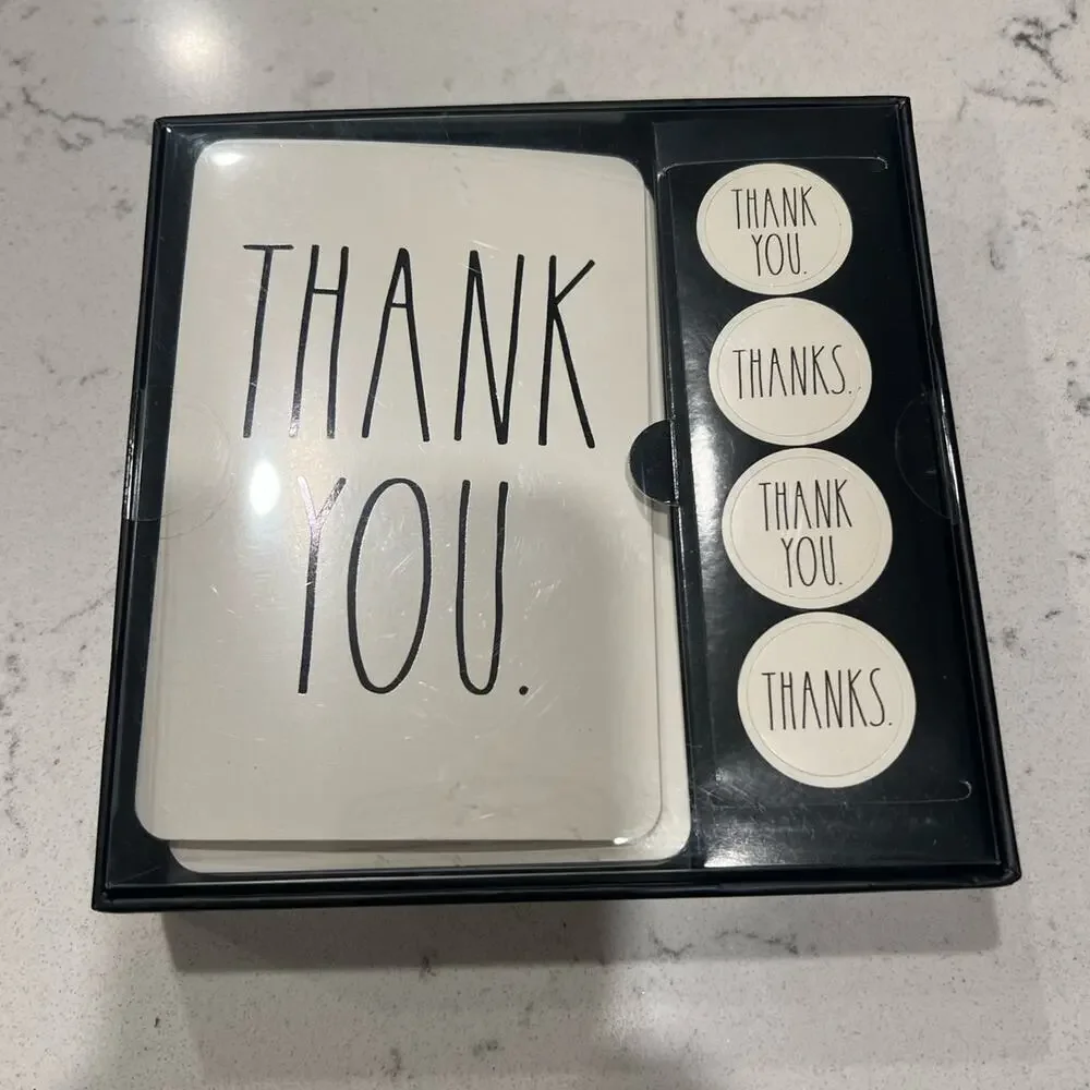 NWT Rae Dunn Note Card Set